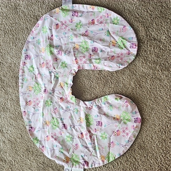 Bobby Owl baby pillow cover Pink - Picture 1 of 4